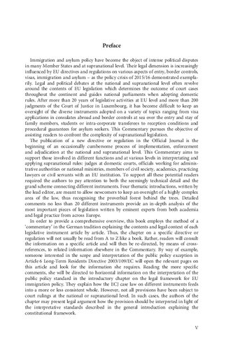 Eu Immigration And Asylum Law Daniel Thym Kay Hailbronner Editors