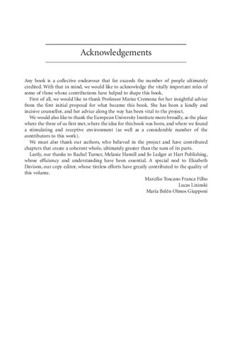 The Law Of Mercosur Marclio Toscano Francafilho Lucas Lixinski Mara Beln Olmos Giupponi Editors