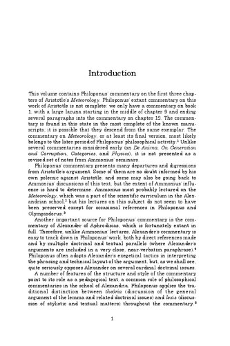 Philoponus On Aristotle Meteorology 113 Inna Kupreeva