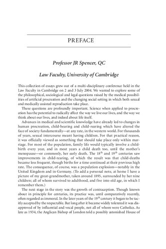 Freedom And Responsibility In Reproductive Choice John R Spencer