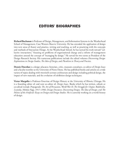 The Designed World Images Objects Environments Richard Buchanan Dennis Doordan Victor Margolin Editors