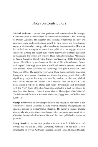 How Drama Activates Learning Contemporary Research And Practice Michael Anderson Julie Dunn Editors