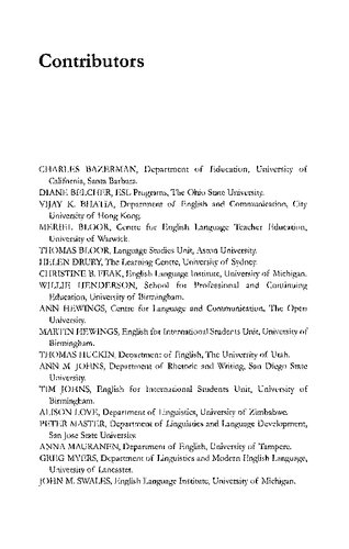 Academic Writing In Contexts Implications And Applications Martin Hewings Editor