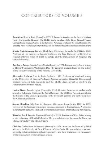 Europe And The World In History European Culture And Identity Since Homer Volume 3 Jakob Vogel Editor