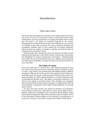 Turkey Beyond Nationalism Towords Postnationalist Identities Hanslukas Kieser Editor
