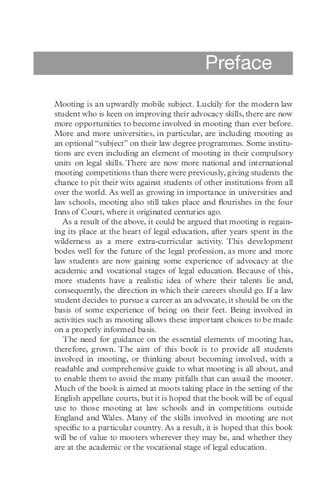 A Practical Guide To Mooting Jeffrey Hill Marise Cremona Editors