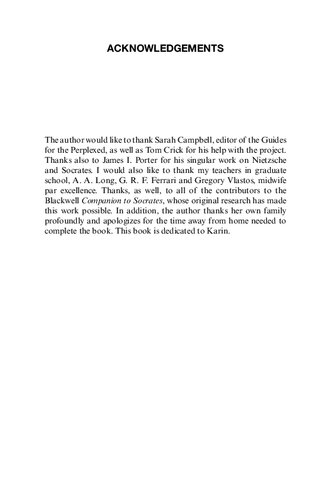 Socrates A Guide For The Perplexed Sara Ahbelrappe