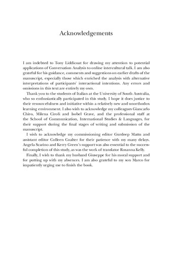 Online Second Language Acquisition Conversation Analysis Of Online Chat Vincenza Tudini