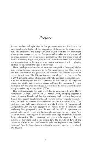 Current Issues In European Financial And Insolvency Law Perspectives From France And The Uk Wolfgeorg Ringe Louise Gullifer Philippe Thry Editors