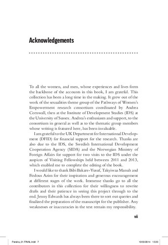Changing Narratives Of Sexuality Contestations Compliance And Womens Empowerment Charmaine Pereira Editor