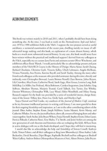 The Invention Of Craft Glenn Adamson