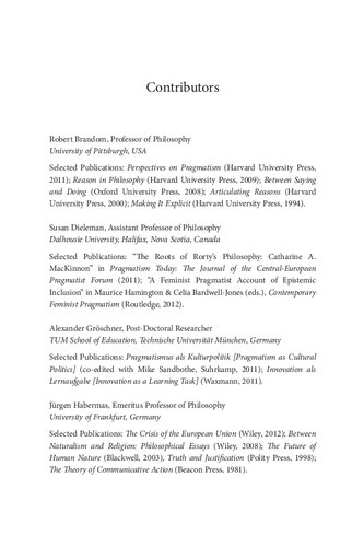 Richard Rorty Alexander Groeschner