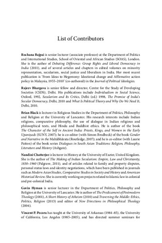 Confronting Secularism In Europe And India Legitimacy And Disenchantment In Contemporary Times Brian Black Editor