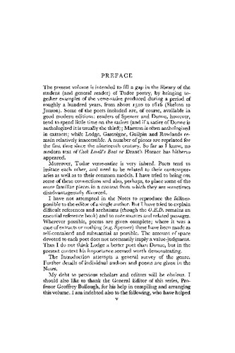 Tudor Verse Satire K W Gransden Editor