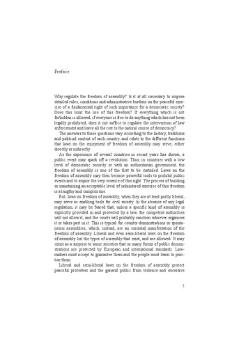 The Freedom Of Peaceful Assembly In Europe Anne Peters Isabelle Ley