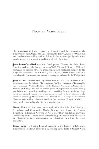 Children As Decision Makers In Education Sharing Experiences Across Cultures Sue Cox Caroline Dyer Anna Robinsonpant Michele Schweisfurth Editors