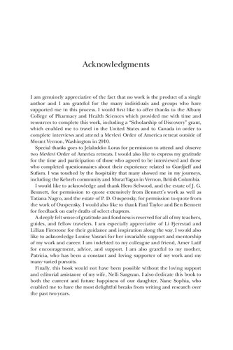 Classical Spirituality In Contemporary America The Confluence And Contribution Of Gi Gurdjieff And Sufism Michael S Pittman