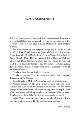 Reading The Sopranos Hit Tv From Hbo David Lavery Editor