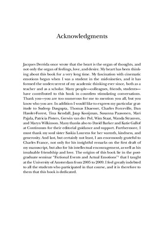 Feeling Cinema Emotional Dynamics In Film Studies Tarja Laine