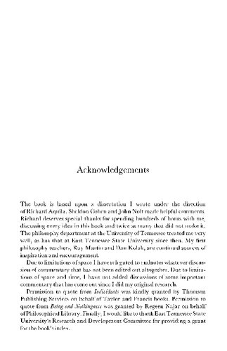 Sartres Phenomenology David Reisman