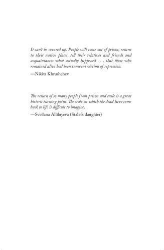 The Victims Return Survivors Of The Gulag After Stalin The Text Is Enough But No Cover Stephen F Cohen