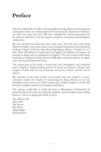 The Drugs Offences Handbook Tim Moloney Steven Bird Tom Stevens