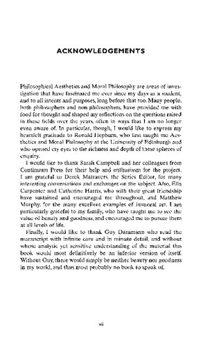 Aesthetics And Morality Elisabeth Schellekens