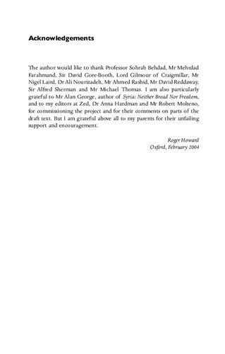 Iran In Crisis Nuclear Ambitions And The American Response Roger Howard