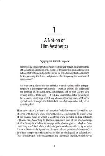 Toward A New Film Aesthetic Bruce Isaacs