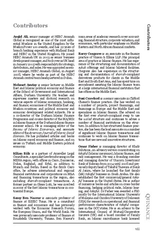 Islamic Finance Instruments And Markets