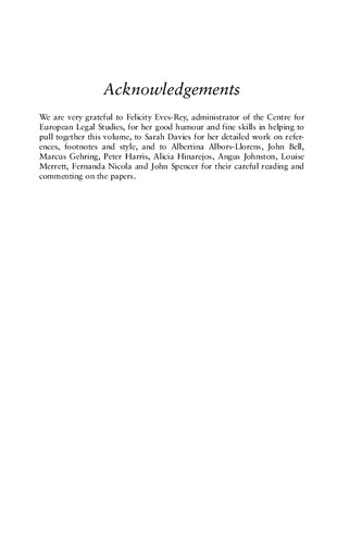 The Cambridge Yearbook Of European Legal Studies Volume 13 20102011 Catherine Barnard Okeoghene Odudu Editors
