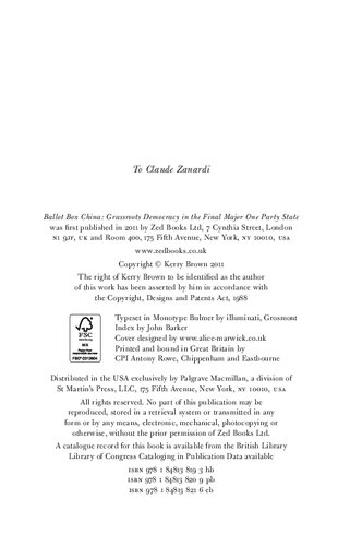Ballot Box China Grassroots Democracy In The Final Major Oneparty State Kerry Brown