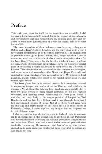 Law After Modernity Sionaidh Douglasscott