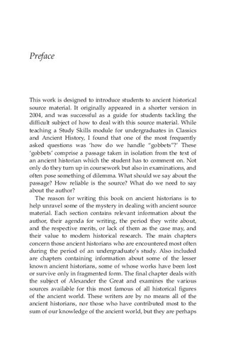 Ancient Historians A Student Handbook Susan Sorek