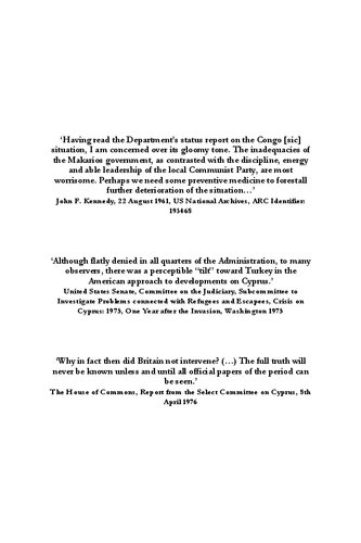 Cyprus At War Diplomacy And Conflict During The 1974 Crisis Jan Asmussen