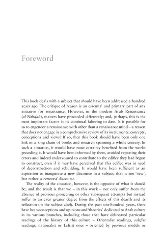 The Formation Of Arab Reason Text Tradition And The Construction Of Modernity In The Arab World Mohammed Abed Aljabri Editor