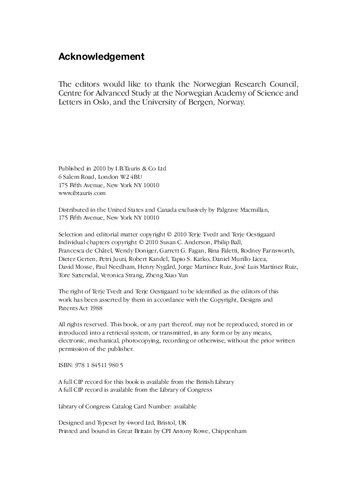 A History Of Water Volume 1 Ideas Of Water From Ancient Societies To The Modern World Terje Tvedt Terje Oestigaard Editors