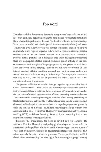 The Grammar Dimension In Instructed Second Language Learning Advances In Instructed Second Language Acquisition Research Alessandro Benati Ccile Laval Mara J Arche Editors