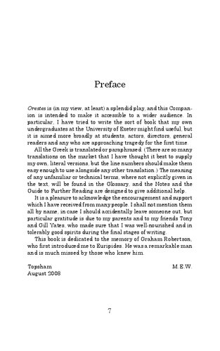Euripides Orestes Matthew Wright
