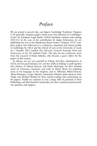 The Cambridge Yearbook Of European Legal Studies Volume 14 20112012 Catherine Barnard Markus Gehring Iyiola Solanke Editors