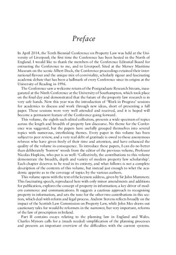 Modern Studies In Property Law Warren Barr Editor
