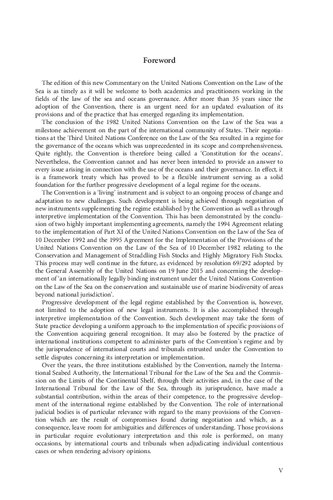 United Nations Convention On The Law Of The Sea A Commentary Alexander Proelss Editor
