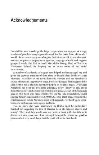 The Servant Problem Domestic Employment In A Global Economy Rosie Cox