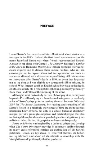 Sartre And Fiction Gary Cox