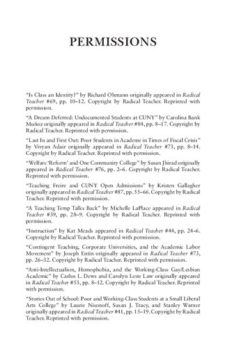 Class And The College Classroom Essays On Teaching Robert C Rosen Editor