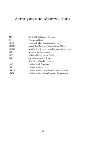 Power And Policy In Syria The Intelligence Services Foreign Relations And Democracy In The Modern Middle East Radwan Ziadeh