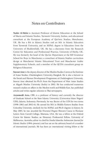 Reforms In Islamic Education International Perspectives Charlene Tan Editor