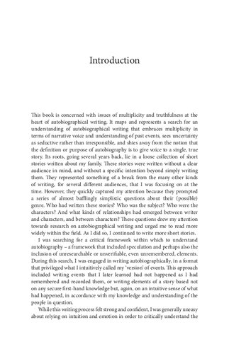 The Fiction Of Autobiography Reading And Writing Identity Micaela Maftei