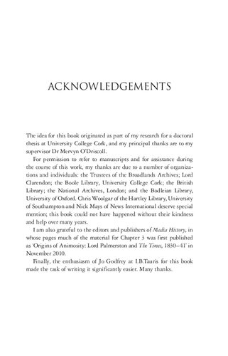 Palmerston And The Times Foreign Policy The Press And Public Opinion In Midvictorian Britain Laurence Fenton