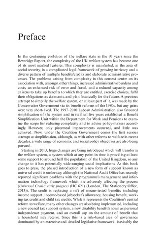 Law In A Complex State Complexity In The Law And Structure Of Welfare Neville Harris